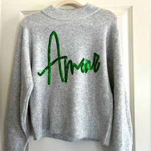 Amour sequin sweater